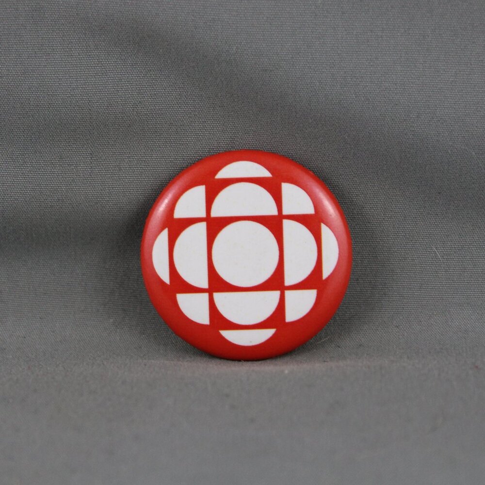 CBC (Canadian Broadcasting Corporation) Pin - Featuring Modern Logo !!